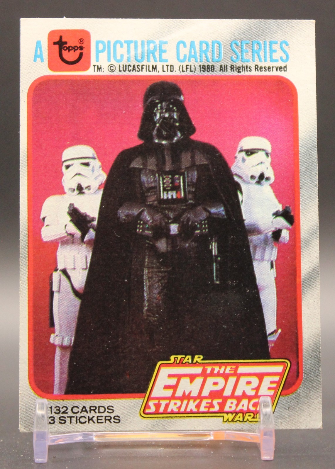 1980 Topps Star Wars: Empire Strikes Back-Series 1-Card #1-Title Darth Vader