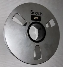 For Decor Repurpose Upcycle Scotch 226 Empty Alum Reel 2" X 10.5” As-Is No Box