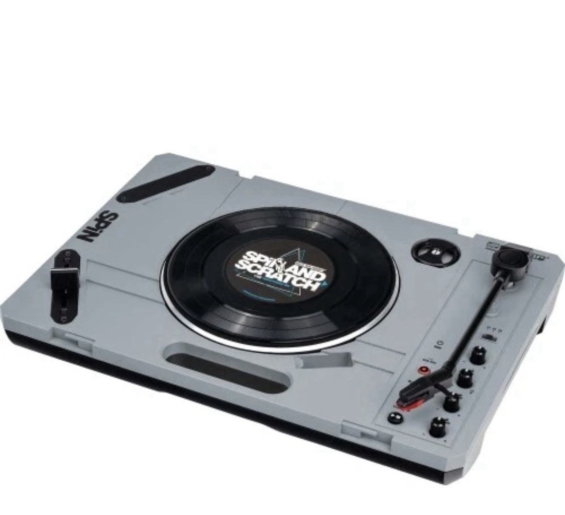 Reloop SPiN Portable Turntable System with Scratch Vinyl
