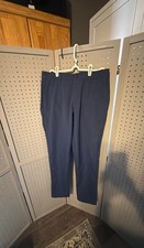 Banana Republic Men's Flat Front Pants - Blue