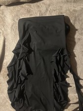 Black Dress Shein Size M Brand New Without Tags Strapless Bodycon