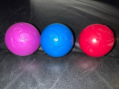 Fisher-Price Replacement 3 Balls Go Baby Go Poppity Pop Musical Dino Crawl Faces