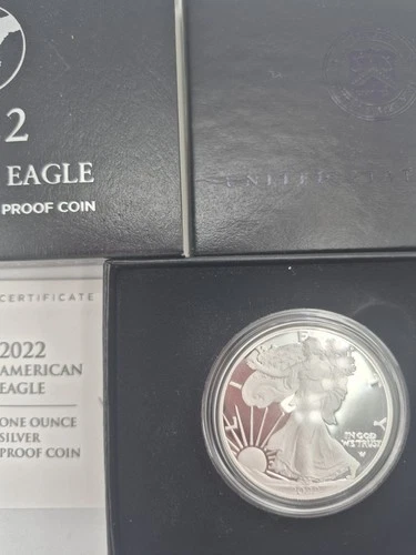 2022-W American Silver Eagle Proof — photo from the most recent tracked eBay sale
