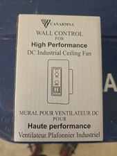 Canarm RREM-DCQ014-W DC Industrial Adjustable Speed Fan Wall Control White