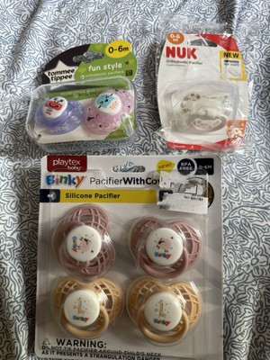 Baby Pacifier Bundle   Playtex Binky 4pk, NUK, Tommee Tippee   7 Total   NEW