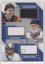 2013 In the Game-Used Guarding Net Silver /60 Richard Brodeur Dan Cloutier 7i6