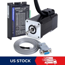 STEPPERONLINE 1 Axis Nema 17 Closed Loop Stepper Motor 113oz.in & Driver CNC Kit