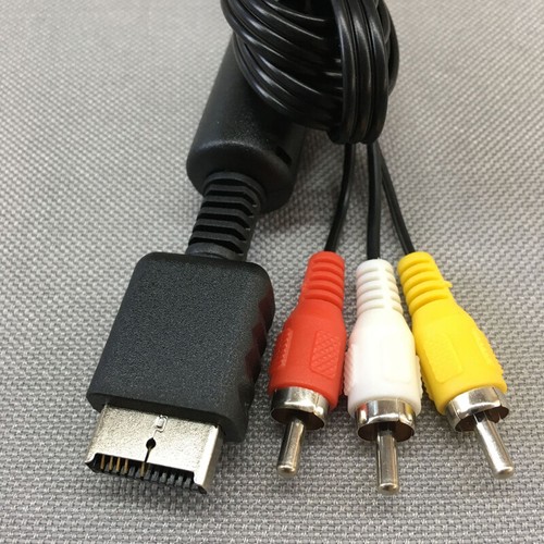 Câble vidéo/audio 3RCA plat pour Sony Playstation PS1 PS2 PS3 - Photo 7/11