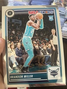 2023-24 NBA Hoops Premium Stock - Box Toppers Silver Prizm #11 Brandon Miller