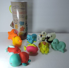 B Toys Bath Toys for toddlers and babies Bath buddies set of 10