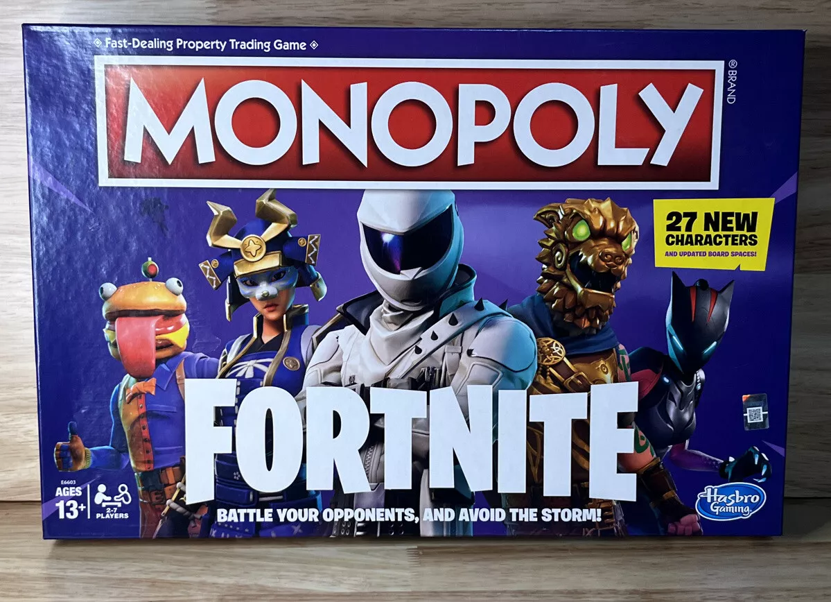 Monopoly Fortnite Edition Board Games - E6603 Brand New Open Box