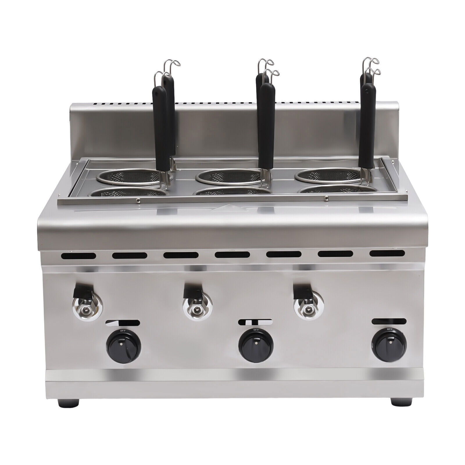 6 Baskets Commercial Pasta Cookers Propane Gas Noodle Desktop Ramen Cooker LPG