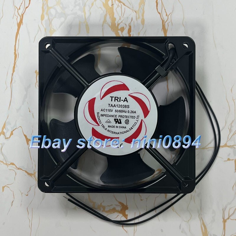 Ventola Assiale TRI-A 120x120x38mm 115V AC 0,26A - Raffreddamento Per Apparecchiature