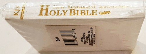 Mini Pocket Holy Bible 2.3/4" X 4.1/4" New Testament KJV White Cover Paperback - Imagen 3 de 3