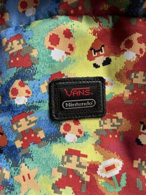 Vans X Super Mario Nintendo Rucksack Rare Backpack Tie Dye Trippy