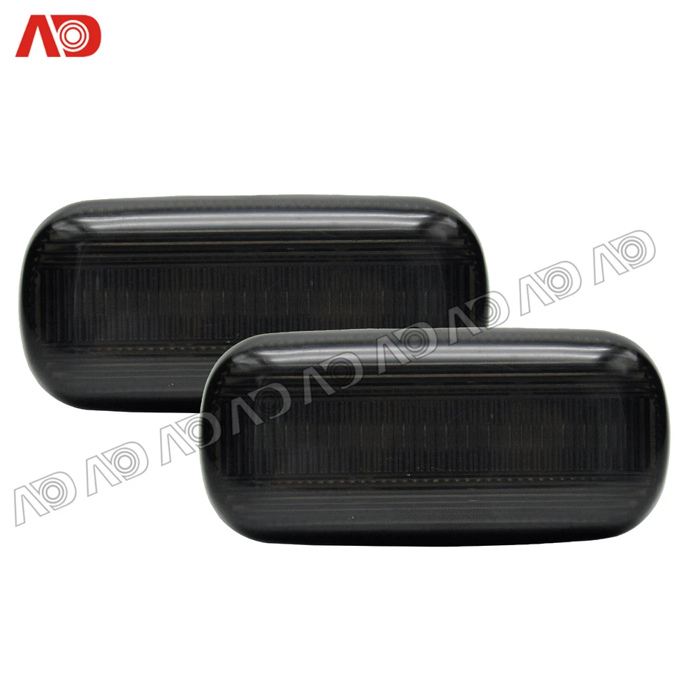 For Audi A4 S4 RS4 TT A3 A6 Smoked LED Side Marker Light Fender Marker Lamp 2PCS - Image 4 of 4