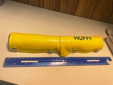 VINTAGE YELLOW RAD PAD HUFFY Mongoose MX SNAP ON BMX Vee Handlebar vinyl