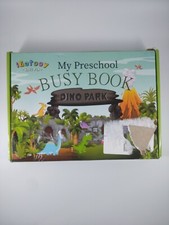 NEW, Open Box, My Preschool Busy Book "Dino Park" - Early Learning Kit - Age 3