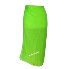 NEW LADIES BEACH DRESS WRAP SARONG BIKINI COVER UP SWIMWEAR KAFTAN UK