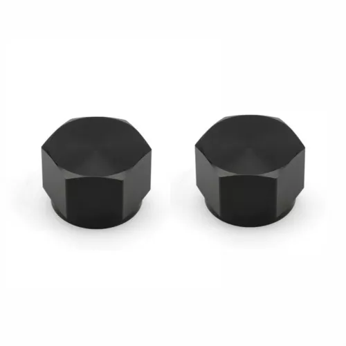 2pcs 6 -8 -10 Female AN Flare Fitting Cap 6AN 8AN 10AN Block Off Aluminum Black - Picture 10 of 13