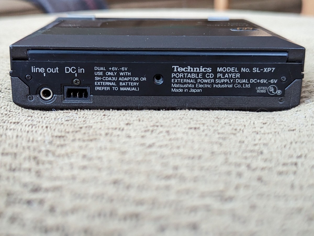 Technics Portable CD Player SL-XP7, Case SH-CDB7 | eBay