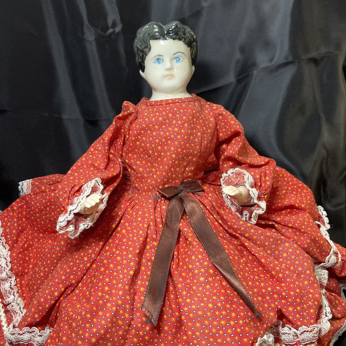 Vintage China Doll With Dress Petticoat Pantaloons eBay