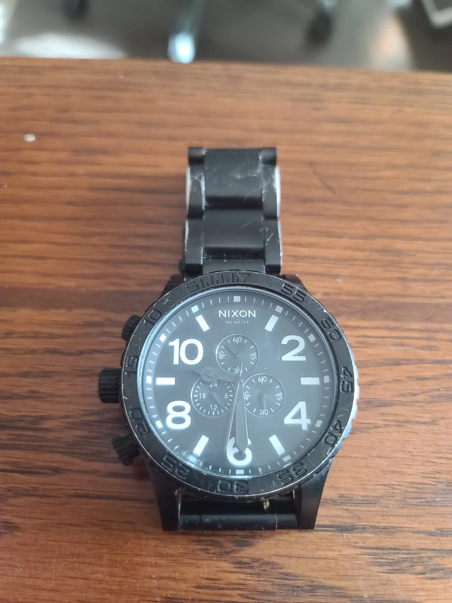 Nixon chrono cheap black