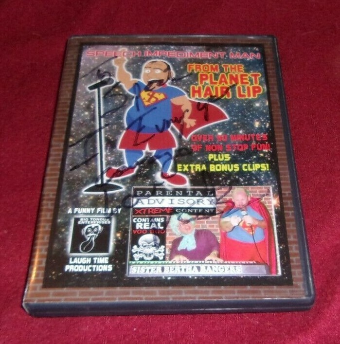 Speech Impediment Man From the Planet Hairlip RARE OOP DVD signed