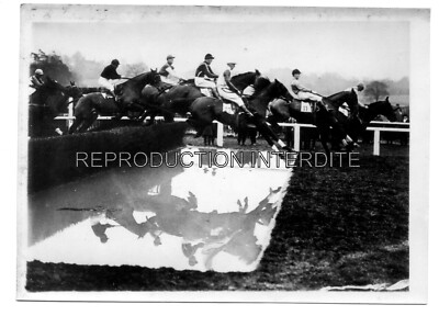 FOTO MEURISSE - 1930 - REITEN - FLUSSSPRUNG - STEEPLE CHASE DE NEWBERG