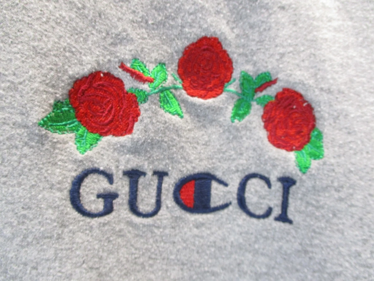 Ava Nirui Gucci x Reverse Hoodie Embroidered Sweatshirt RARE | eBay