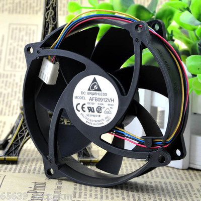 Delta AFB0912VH 92mmx80mmx25mm 4Pin DC Brushless Cooler Cooling Fan 12V 0.60A 