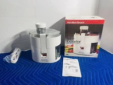 Hamilton Beach Juice Extractor 395WS Household Electric 140 Watts New Open Box