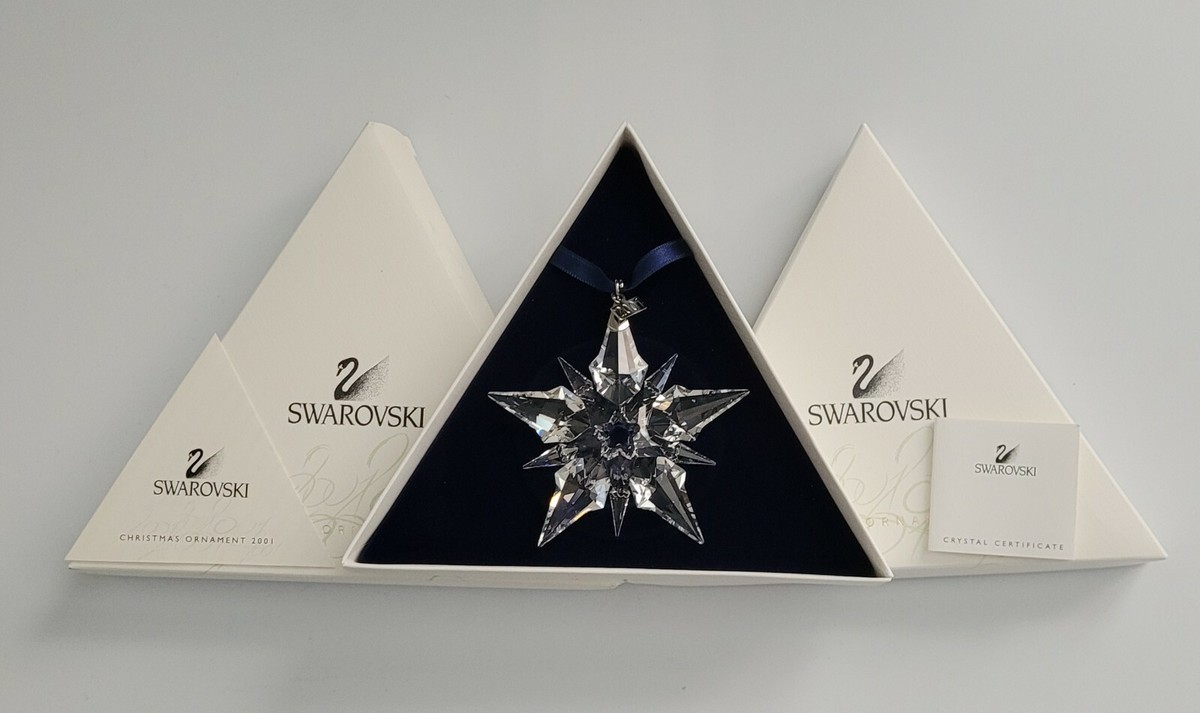 Swarovski Crystal 2001 Annual Large Christmas Ornament | eBay