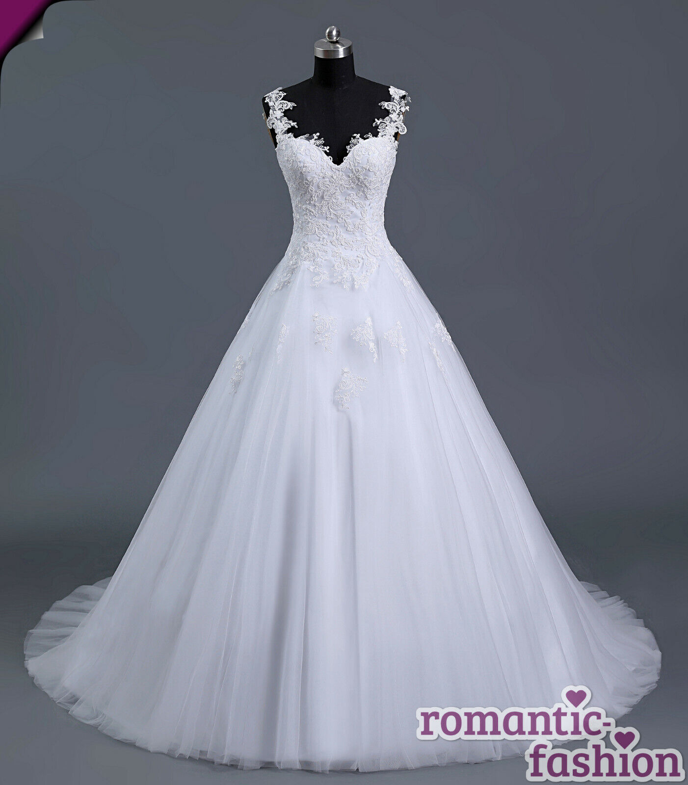 Brautkleid Hochzeitskleid Weiß Größe 34-54 zur AuswahlNEUSOFORTW101