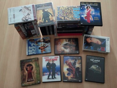 Auswahl DVD VHS Videokassetten Action Komödie Thriller Abenteuer auswählen 083