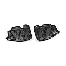 Tapis de sol arriere caoutchouc Jeep Wrangler TJ LJ noir auto robuste
