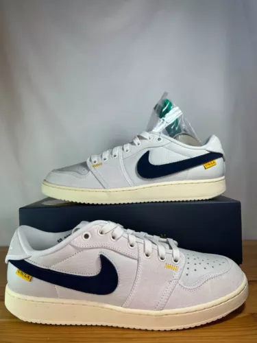 Jordan 1 Retro AJKO Low SP Union Sail Leather DZ4864-100 Size 10M Brand New DS