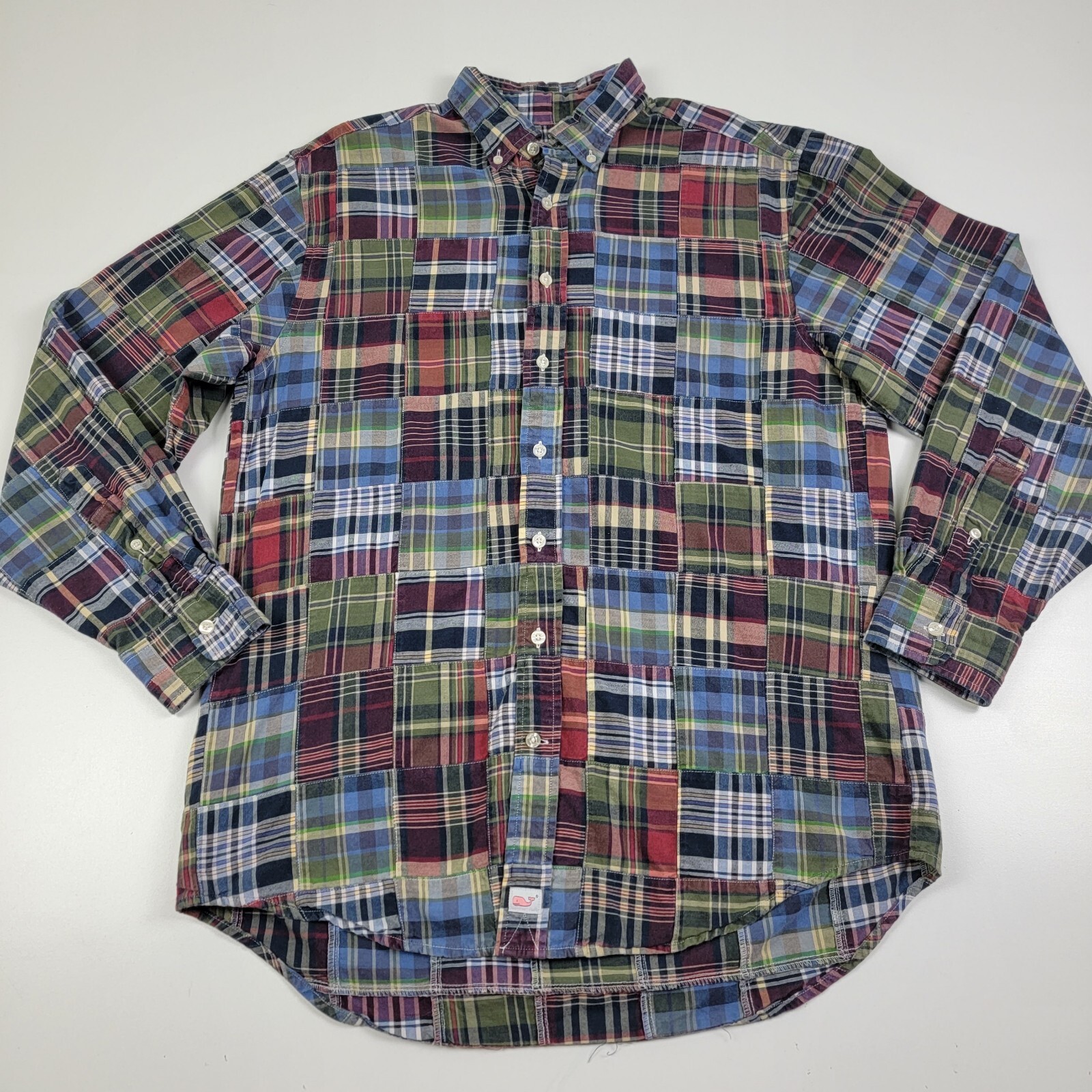 Vineyard Vines Men's Murray Patchwork Madras Butt… - image 2