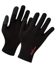Premier Black Touch Soft Gloves Powered by HeiQ Viroblock