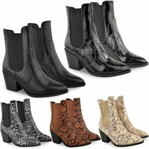 ladies pull on ankle boots