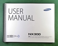 Samsung NX300 User's Manual: Full Color 203 pages  Protective Covers 