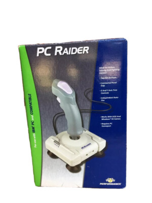 Vintage NOS Performance PC Raider Joystick Professional Analog Computer Gaming