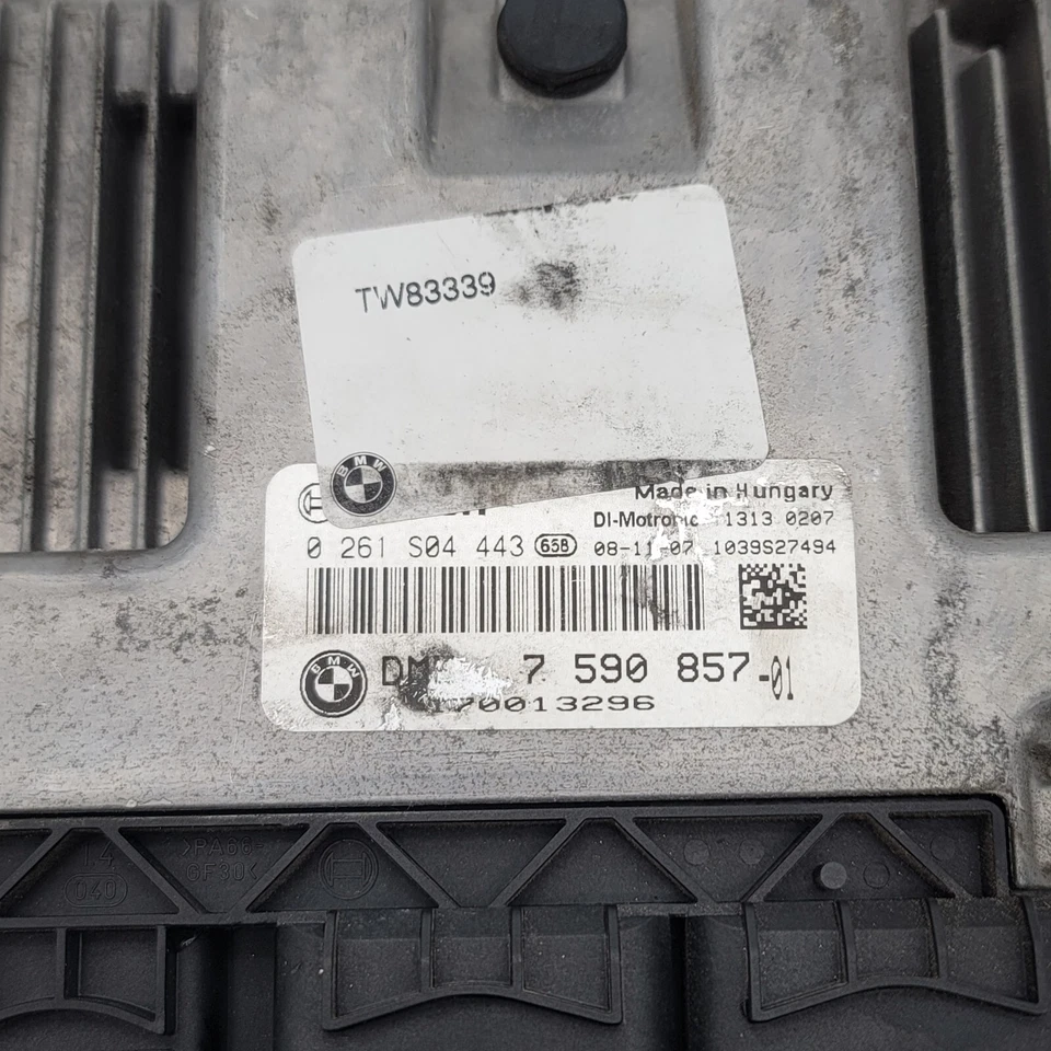 2009 2010 Mini Cooper S R56 1.6L Engine Control Module A/T ECU DME OEM 7590857 - Image 4 of 4