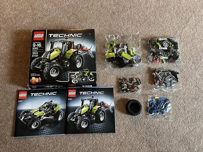 2012 LEGO Technic (9393) Tractor New Open Box (353pcs) MISSING 3 Tires