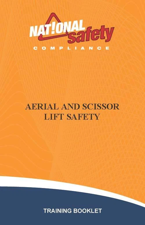 NATIONAL SAFETY COMPLIANCE INC Aerial & Scissor Lift Training Booklets - Package of 10
