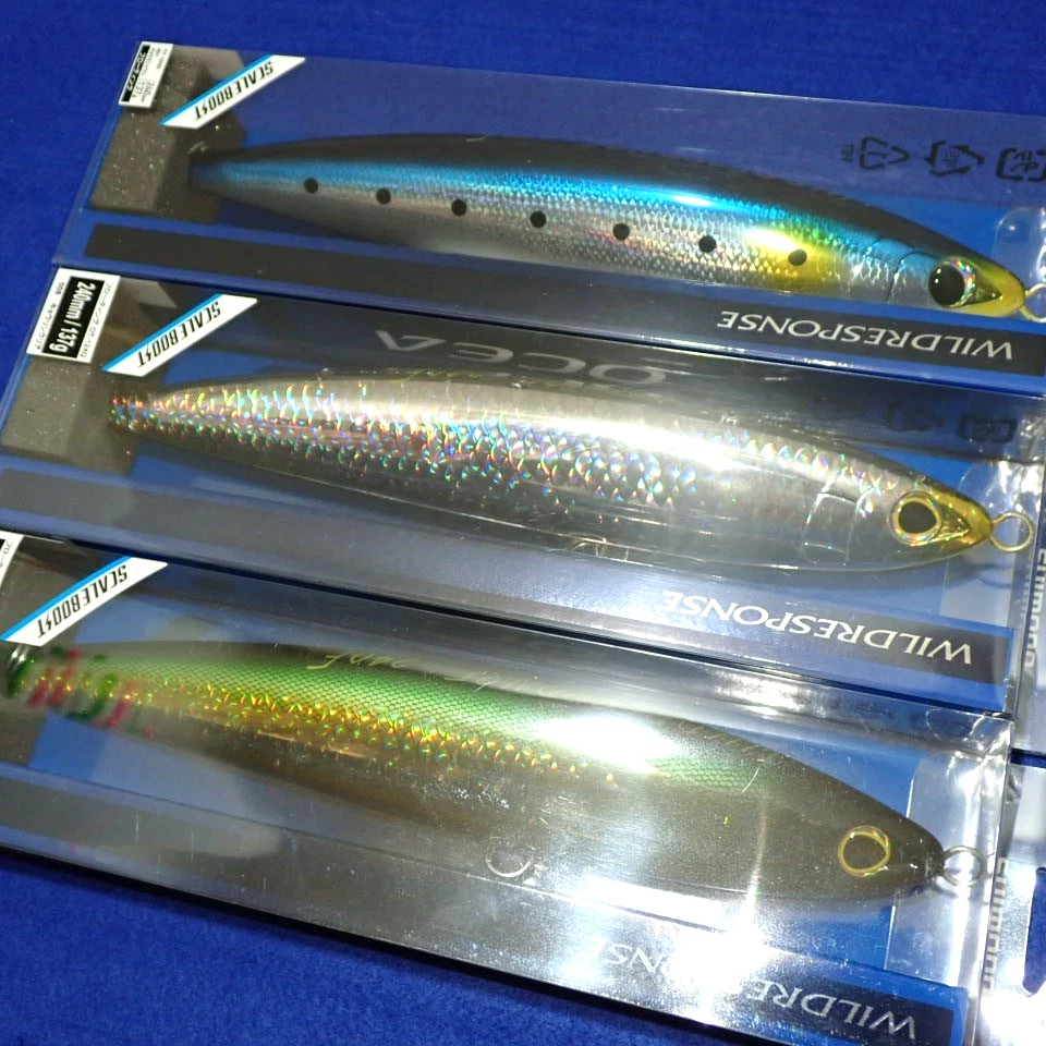 Lápiz de buceo Shimano Ocea Wild Response 240F X 3 Trolling #2 de Japón Foto 2 de 4