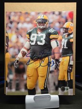 Gilbert Brown Green Bay Packers Signed 8x10 Beckett Witness (Read Condition)