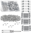 - Sawtooth Picture Hangers, 511 Pack, Silver, Metal Picture Frame Hangers with S