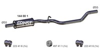 Ernst | MittelschalldäMpfer (144001) FüR VW Passat 3C) 3C CC Auspufftopf |
