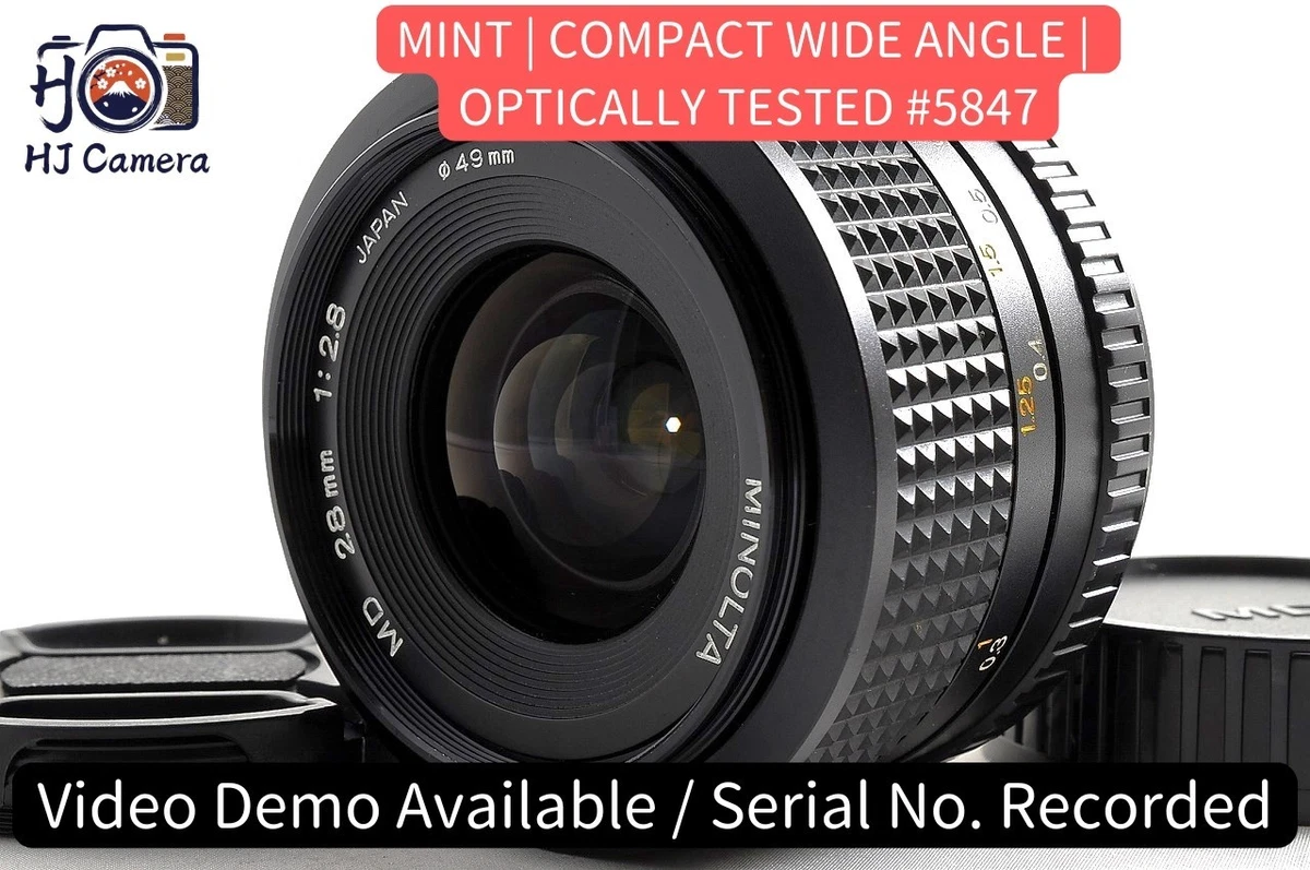Minolta f/2.8 Camera Lenses 28mm Focal for sale - eBay